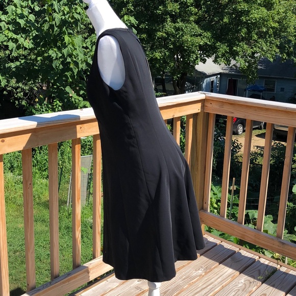 NWT Tahari black zip up dress - Picture 3 of 4